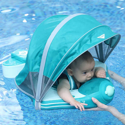 Mambobaby Airplane non-inflatable baby float with UPF 50+ canopy, 3–48 months – photo 10 of 10
