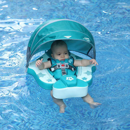 Mambobaby Airplane non-inflatable baby float with UPF 50+ canopy, 3–48 months – photo 7 of 10