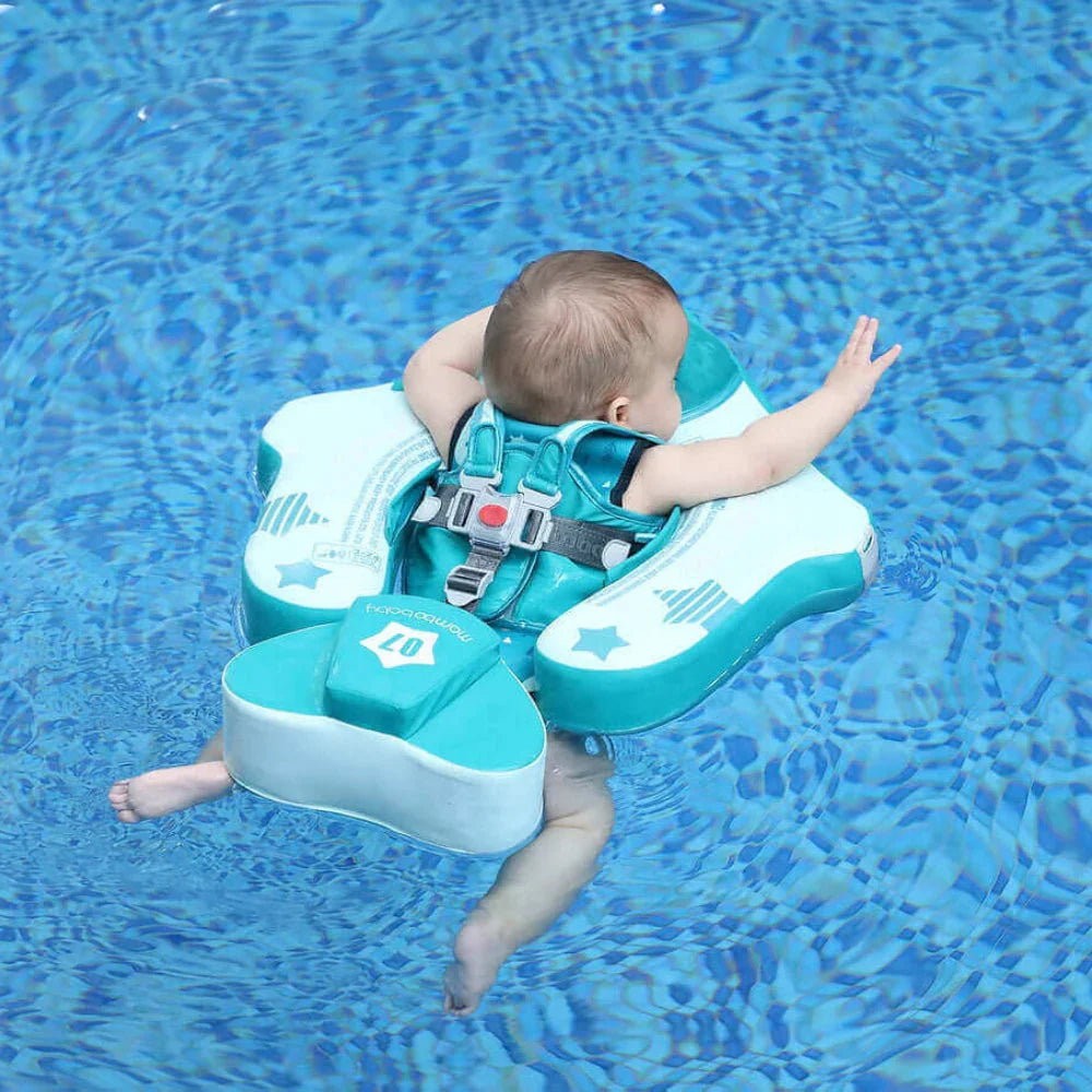 Mambobaby Airplane non-inflatable baby float with UPF 50+ canopy, 3–48 months – photo 8 of 10