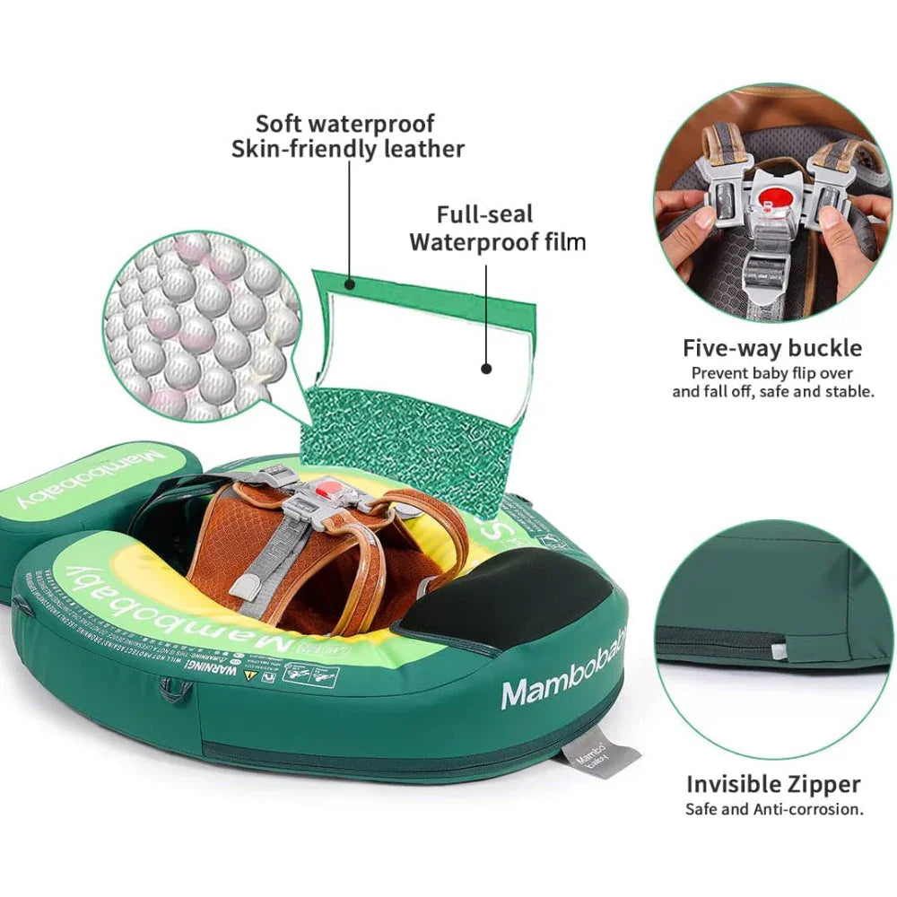 Soft waterproof skin-friendly leather, full-seal waterproof film and hidden zipper