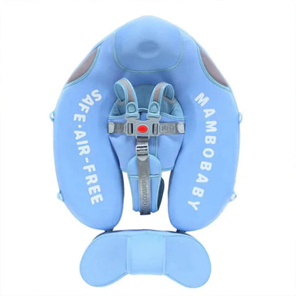 Shark float from above showing the harness, chest pad and weighted tail