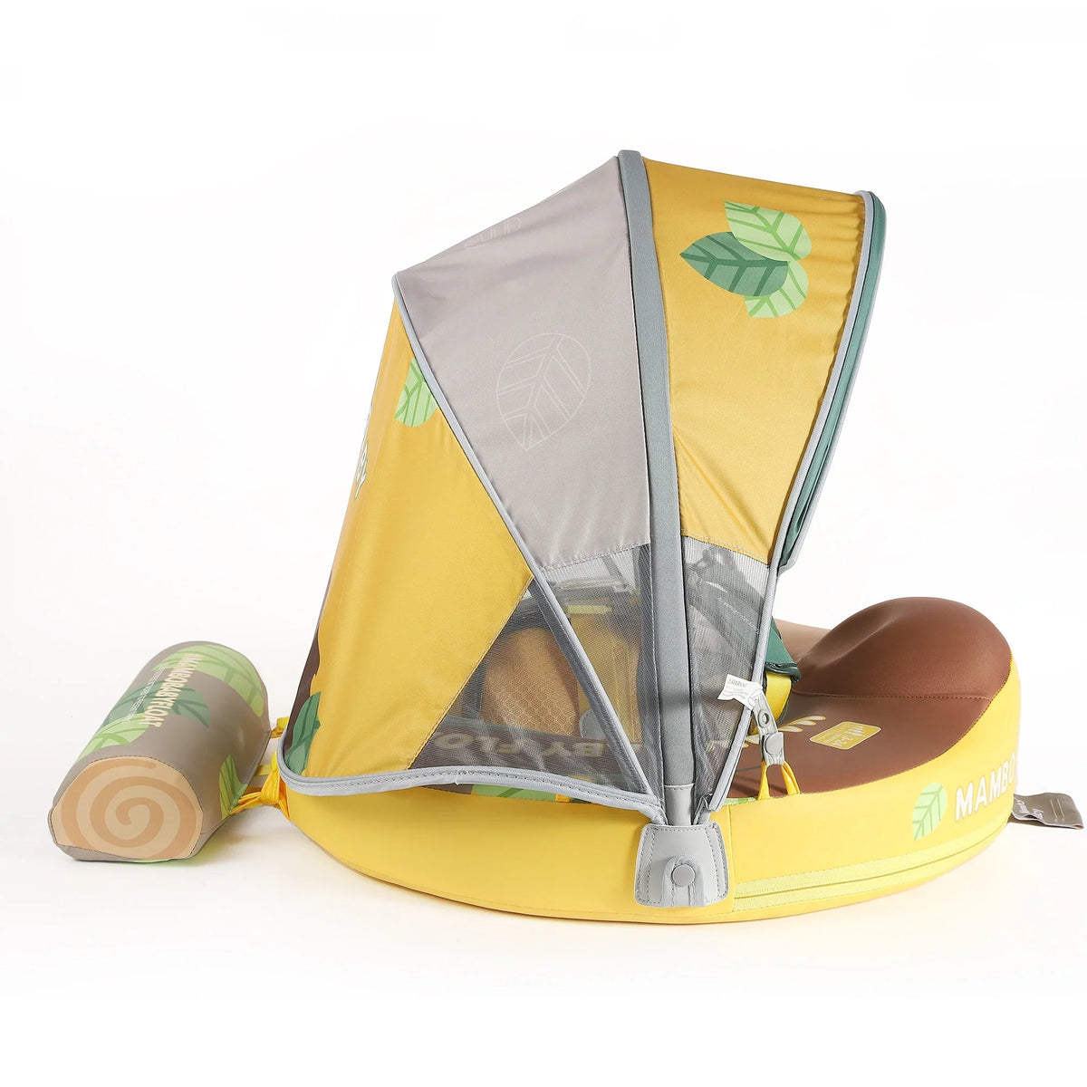 Side profile of the Sloth float showing canopy height and the solid air-free body