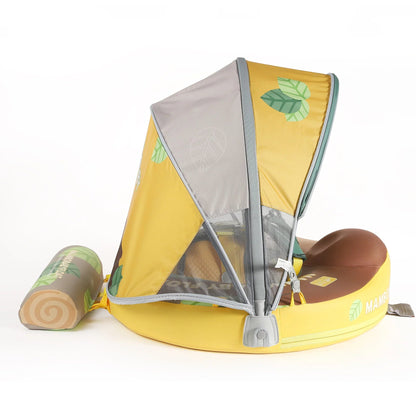 Side profile of the Sloth float showing canopy height and the solid air-free body