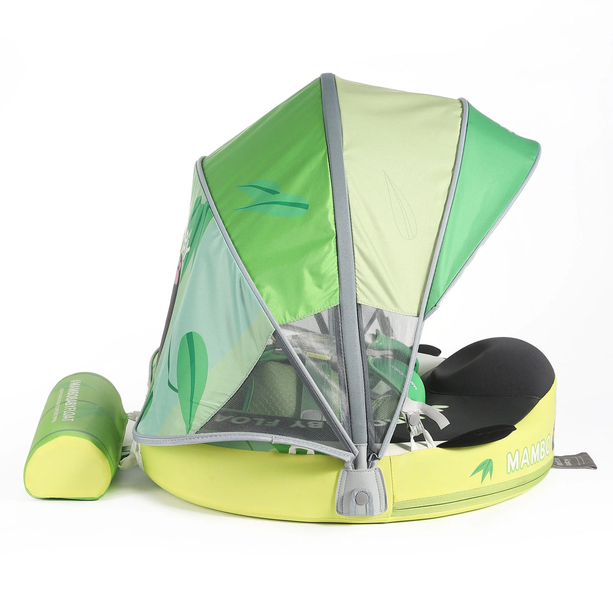 Side profile of the Panda float showing canopy height and the solid air-free body