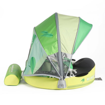 Side profile of the Panda float showing canopy height and the solid air-free body
