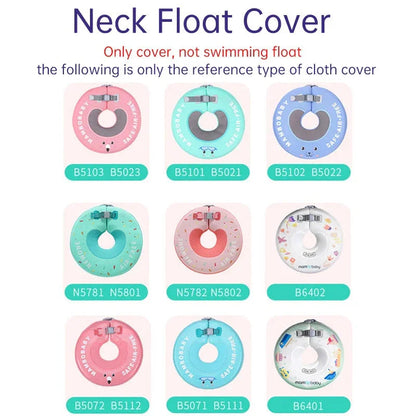 Neck float cover — fabric cover only, not a float. Chart of the designs it fits