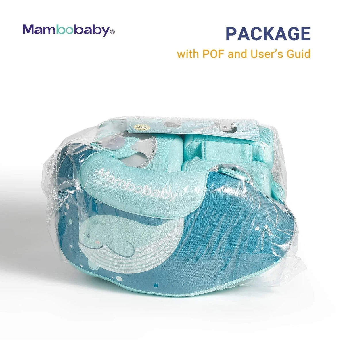 Mambobaby Armband Float box. Premium swim trainer gift set for kids.