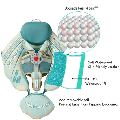 Cutaway of the solid Pearl-Foam™ core — air-free, with no air chamber to inflate